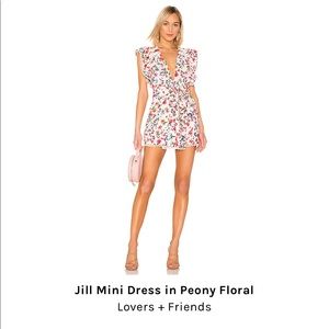 Jill floral mini dress